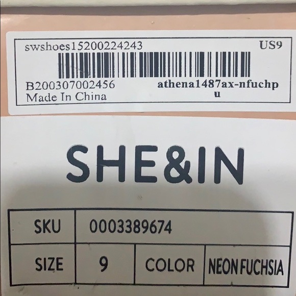 NIB SHEIN Neón toe ring strappy slide Sandals - Picture 3 of 3